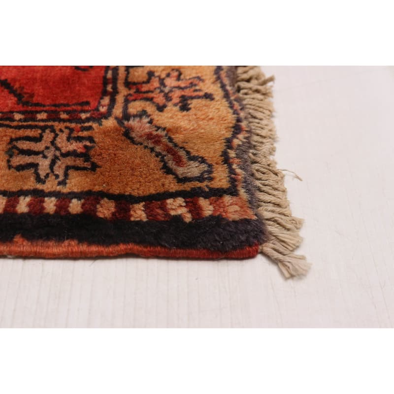 ECARPETGALLERY Hand-knotted Konya Anatolian Dark Navy, Red Wool Rug - 4'5 x 9'10