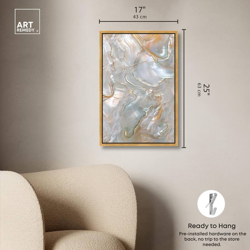 Fluid Preciousness IV Canvas by Art Remedy