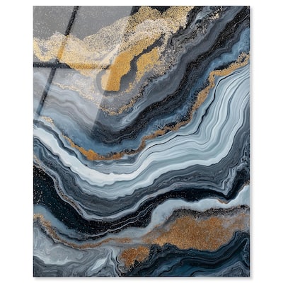 Acrylic Flow II Acrylic by Art Remedy, Ready to Hang
