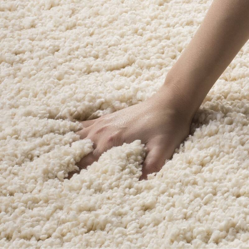 Classic Rectangular Area Rug - 8x10 Handmade Low Pile - Living Room Bedroom Decor - 120 x 96