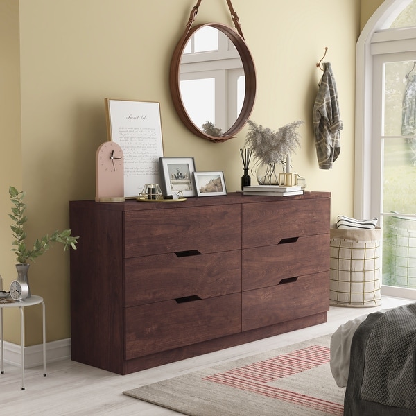 Furniture of America Marlone Contemporary 6-drawer Dresser. Opens flyout.