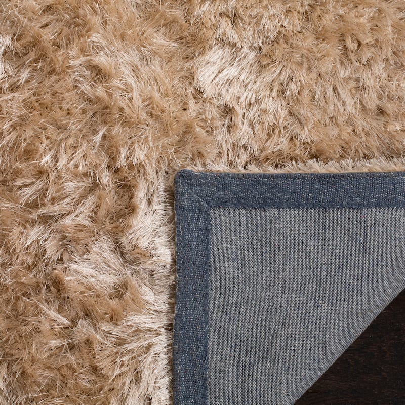 SAFAVIEH Handmade Odalis Shag Kevina Solid Rug