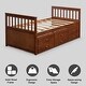 preview thumbnail 9 of 34, Costway Twin Captain's Bed Bunk Bed Alternative w/ Trundle & Drawers