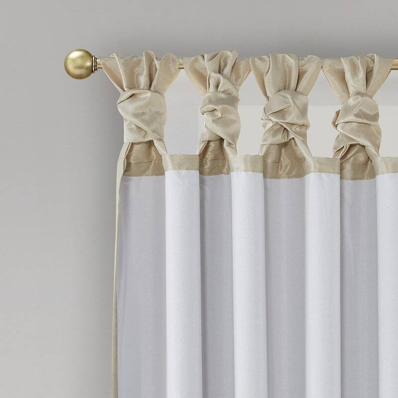 Twist Tab Total Blackout Window Curtain Panel