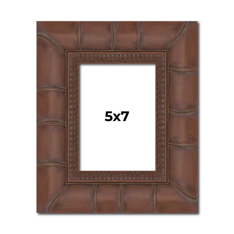 5x7 Frame Pewter Solid Wood Picture Frame Width 1.625 Inches | Interior Frame Depth 0.6875 Inches