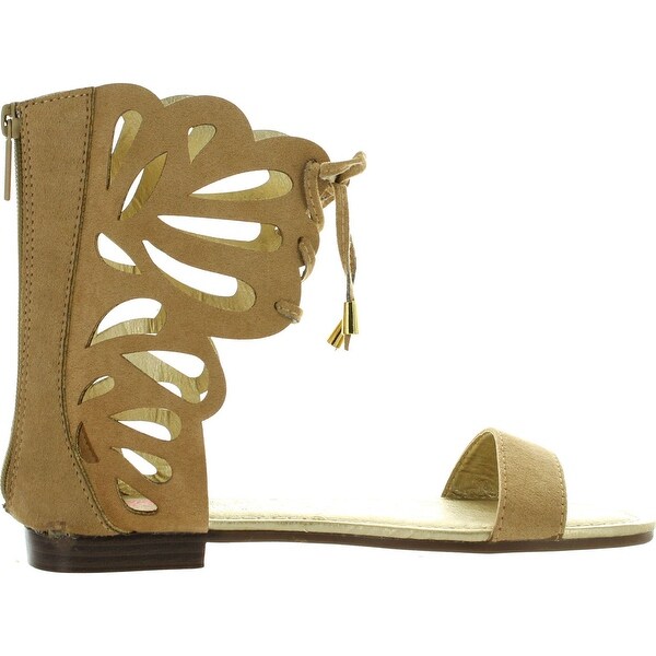 lace up calf sandals