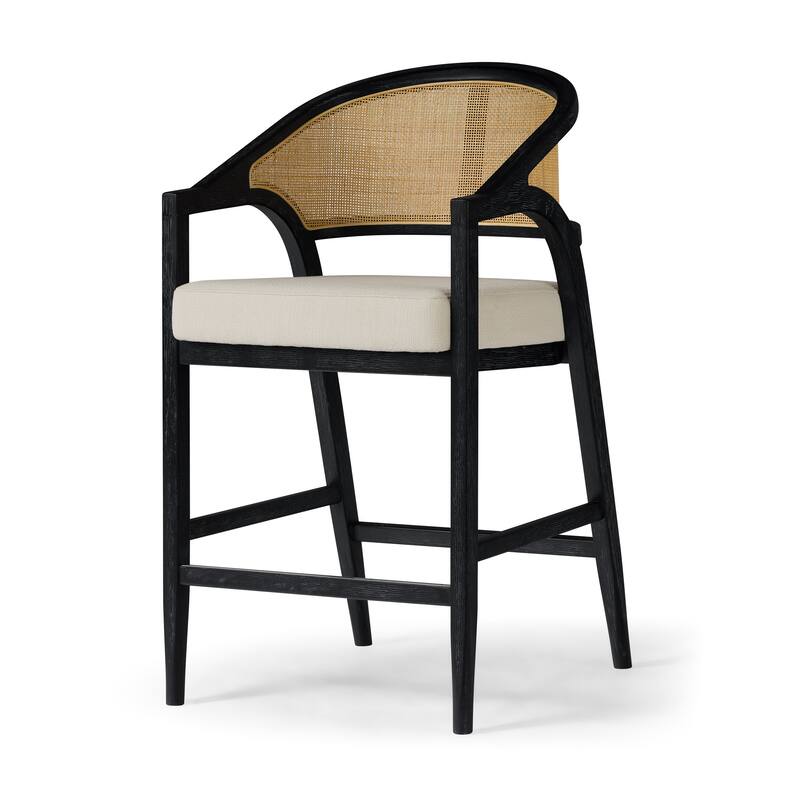 Maven Lane 27" Chloe Counter Height Kitchen Stool - Aged Black