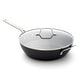 preview thumbnail 1 of 1, Calphalon Hard-Anodized Nonstick 12" Jumbo Frying Pan with Lid