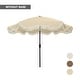 preview thumbnail 12 of 49, Clihome 9 Ft. Bohemian Fringed Patio Market Umbrella Beige-Without Base