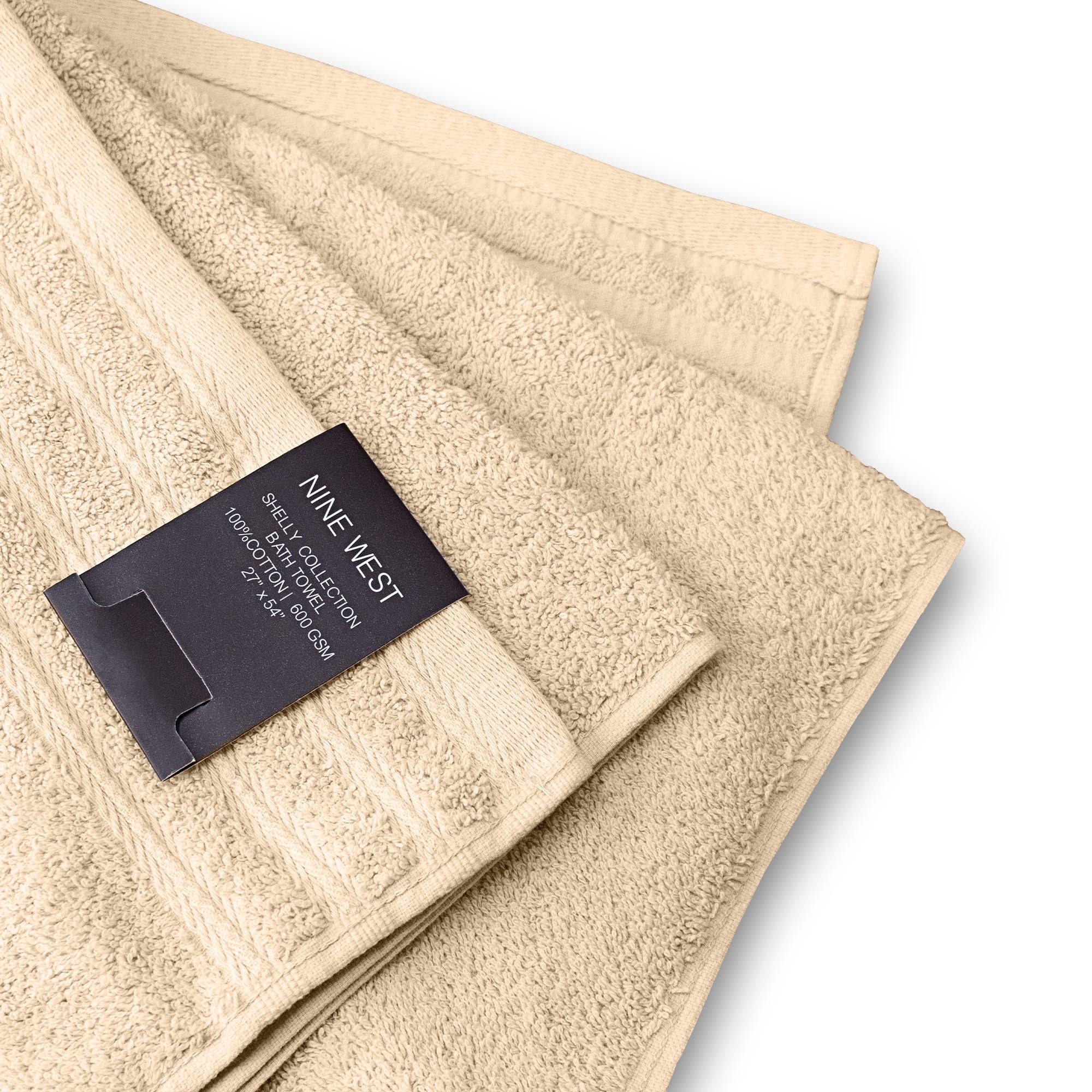 Nine West Shelly 4 Piece Premium Cotton Bath Towels Set-image