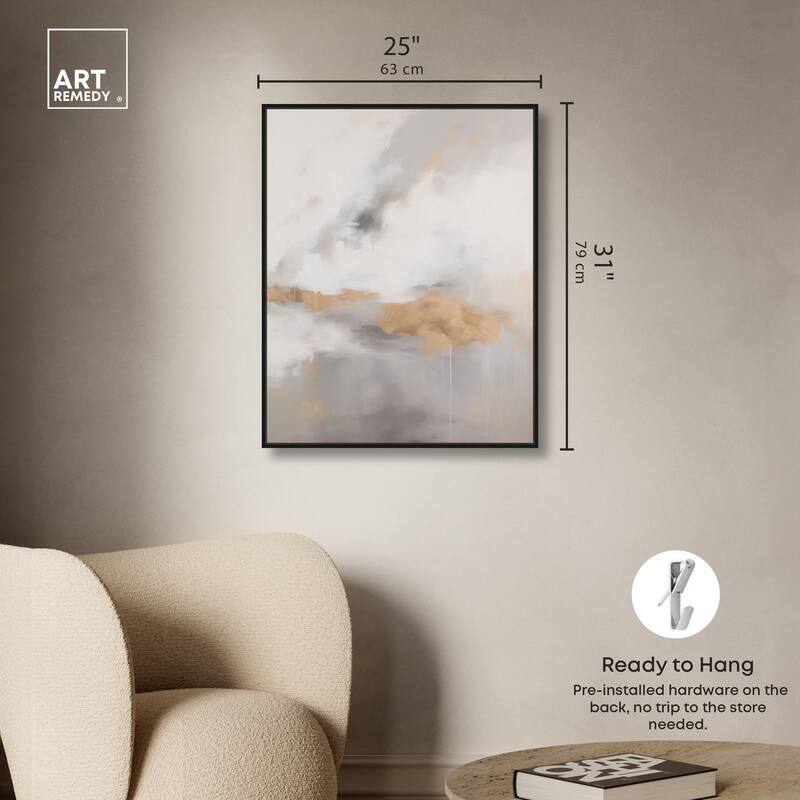 Fleeting Gold II Canvas by Art Remedy