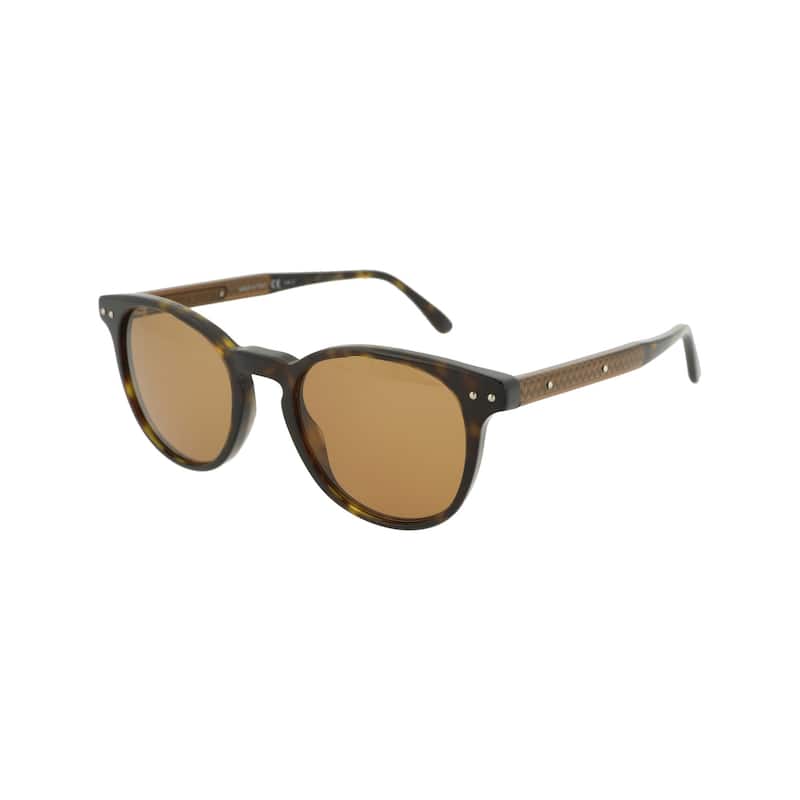 Bottega Veneta Round-Frame Acetate Sunglasses