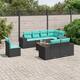 Option Black-corner+3x middle+table+4x sofa