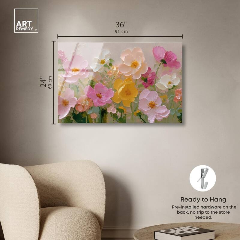 Expressed in Petals II Acrylic by Art Remedy, Ready to Hang