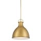 preview thumbnail 1 of 6, Minka Lavery 3932 Lynk 17" Wide Pendant with Etched Opal Glass Shade