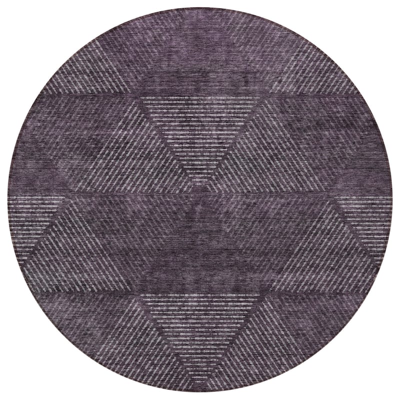 HomeRoots Geometric Transitional Rectangle Outdoor Rug