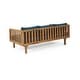 preview thumbnail 14 of 29, Claremont Outdoor 3-seat Acacia Wood Daybed by Christopher Knight Home