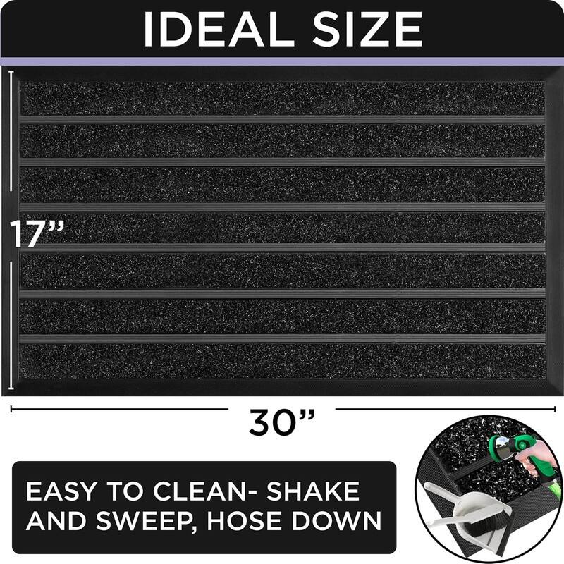 Extra Durable Door Mat - Dirt Trapping Outdoor Welcome Mats