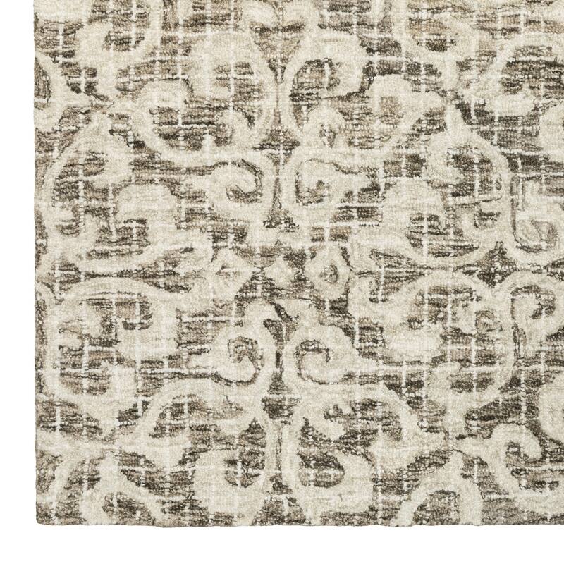 HomeRootsFloral Transitional Rectangle Area Rug