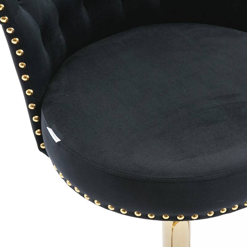 2PCS Swivel Counter Height Bar Stools