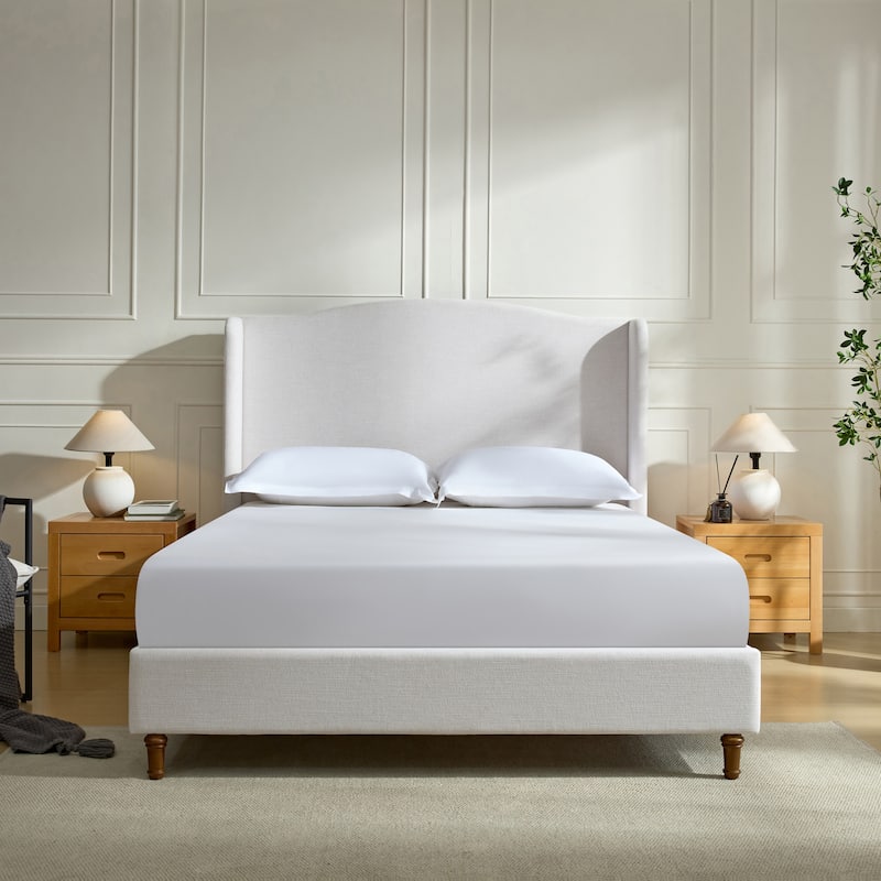 Christopher Knight Home - Marshall Classic Bed Frame with 54" Camelback Headboard