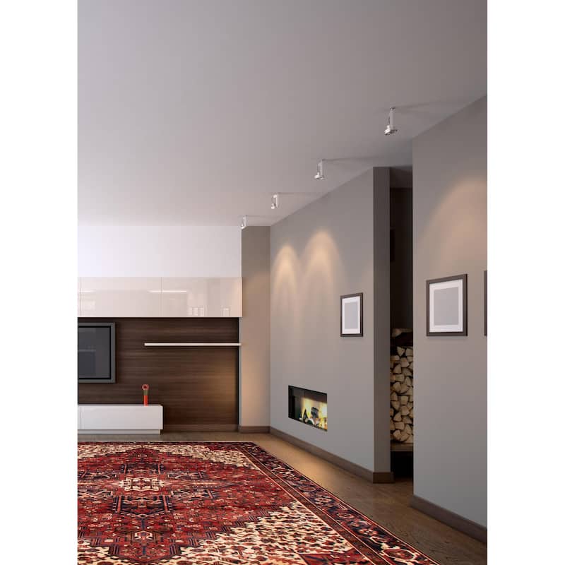 ECARPETGALLERY Hand-knotted Sarabi Red Wool Rug - 7'8 x 10'10