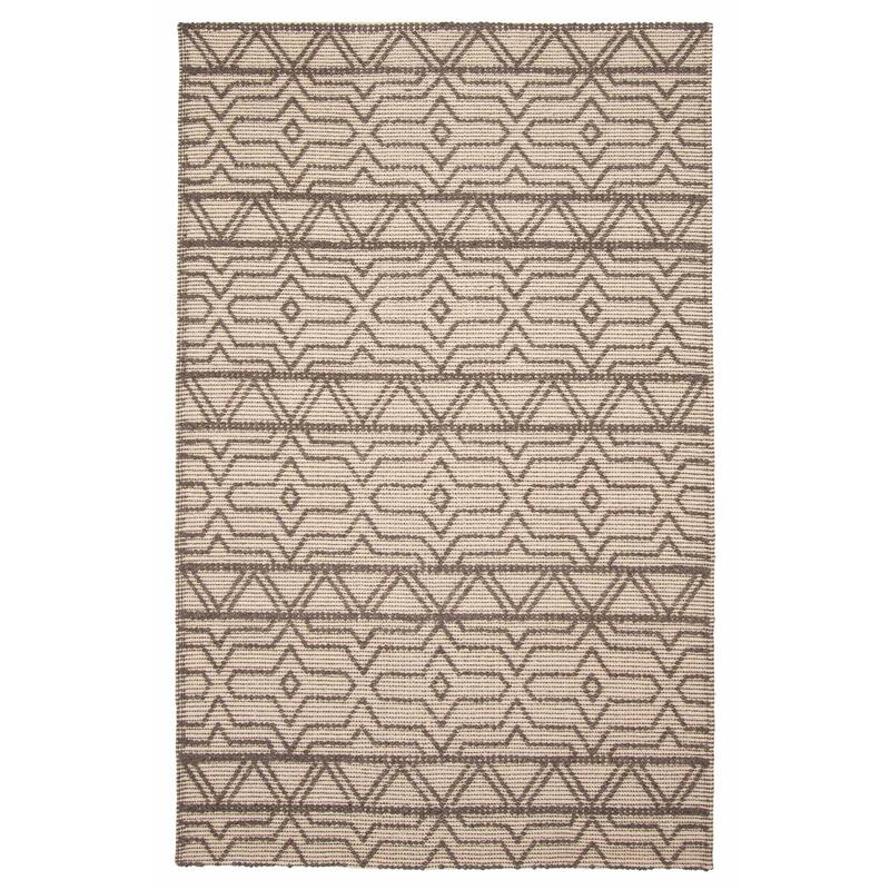 ECARPETGALLERY Braid weave Sienna Tan Wool Rug - 5'1 x 8'0 - Tan - 5'1 x 8'0