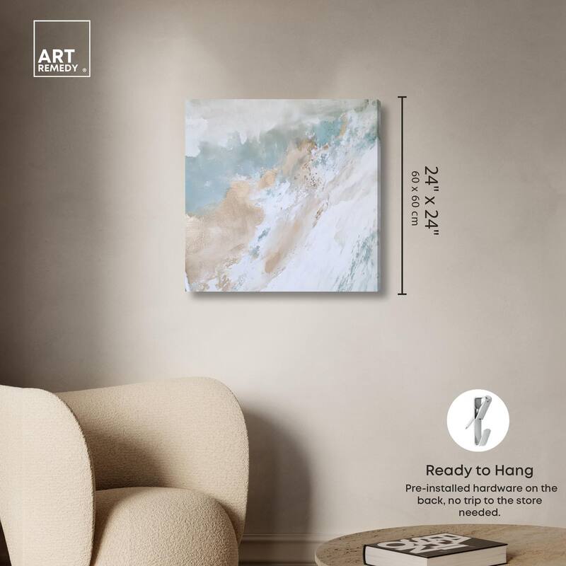Sandy Mirage Canvas by Art Remedy, Gallery Wrapped