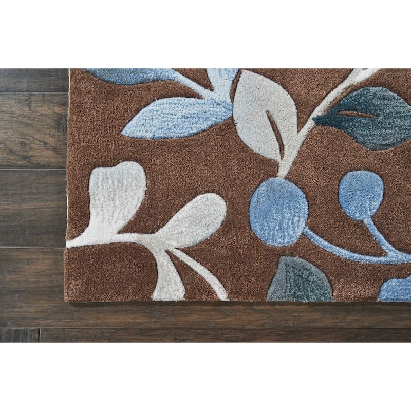 Nourison Contours Hand-tufted Botanical Area Rug