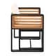preview thumbnail 18 of 16, 18-Pieces Acacia Wood Patio Dining Set, 8 Cushioned Chairs & 8 Ottomans & 2 Square Table