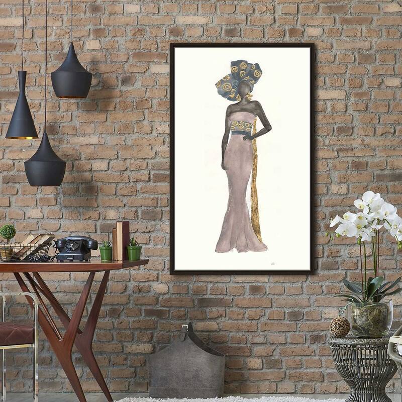 "Global Fashion II" Print on Floating Canvas