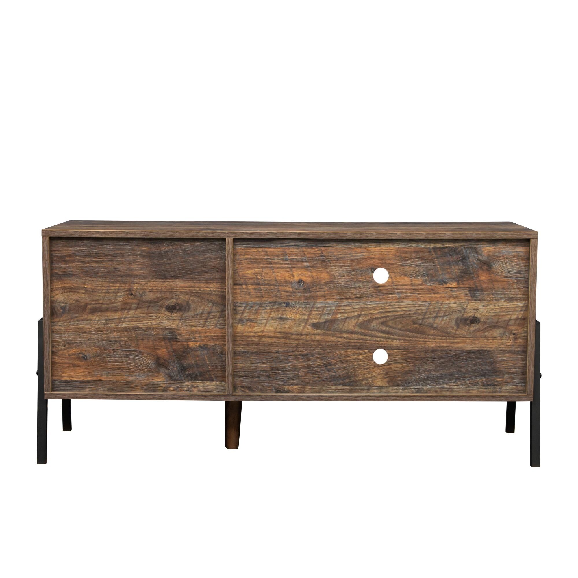 Mid-century modern TV Stand with storage space - Picture 8 of 15