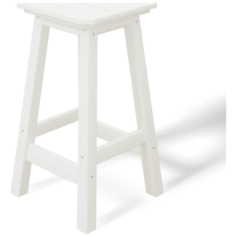 Laguna Hdpe All Weather Outdoor Patio 24" Square Counter Stool