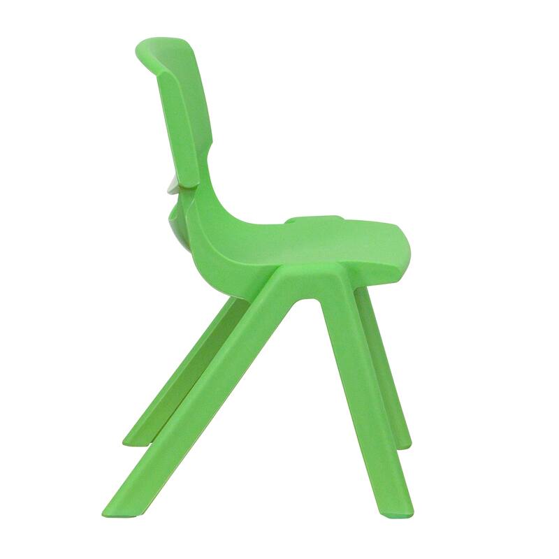 2 Pack Plastic Stackable School Chair with 12"H Seat, Preschool Seating