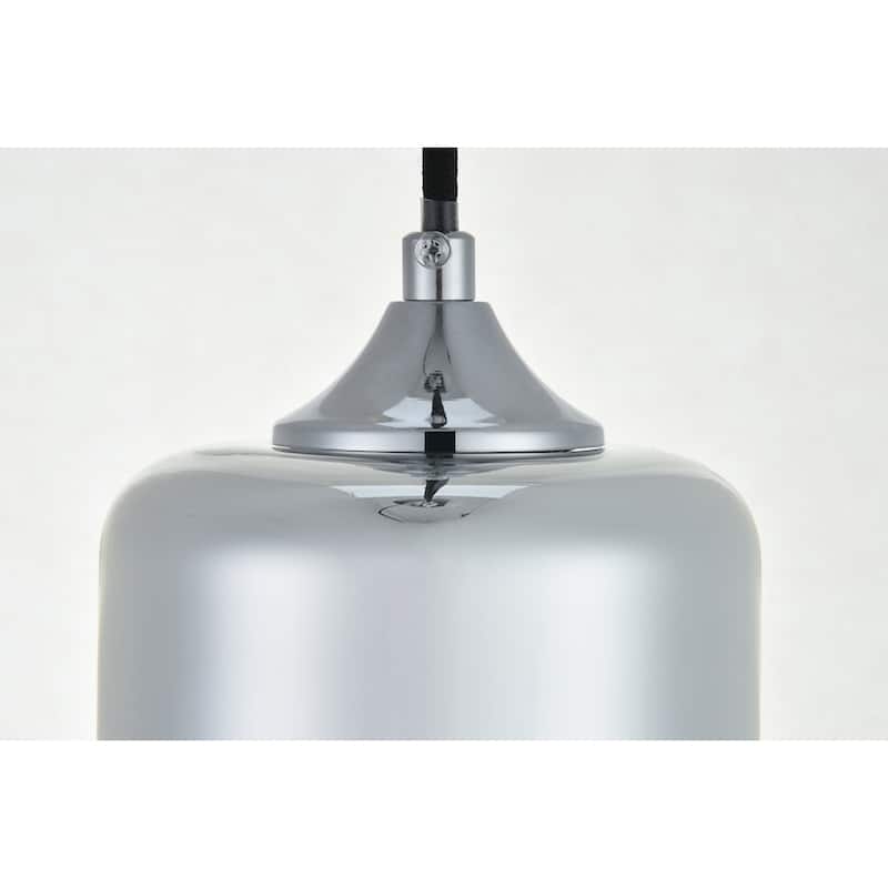1-Light Pendant with 5 inch Clear Glass