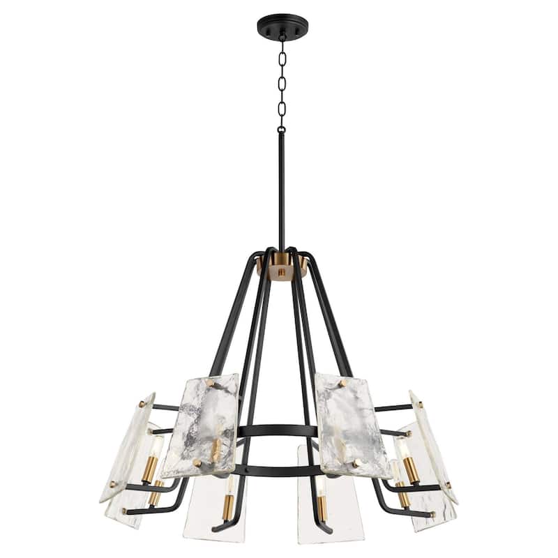Quorum International 637-8 Tioga 8 Light 32" Wide Ring Chandelier
