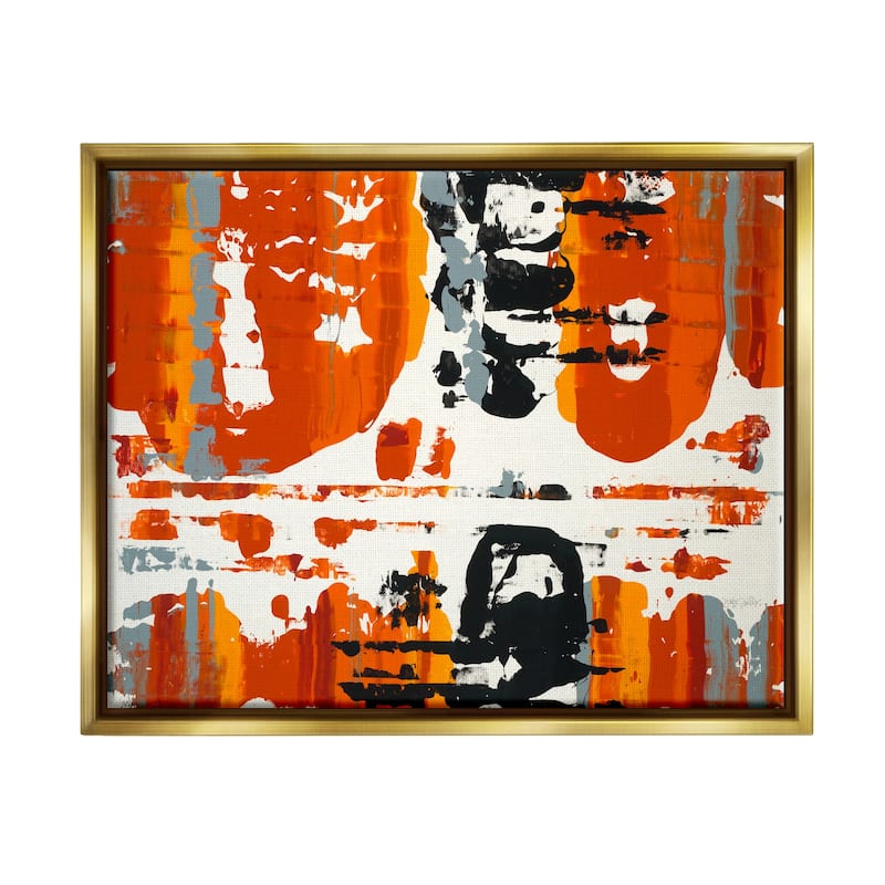 Stupell Burnt Orange Momentum Floater Frame