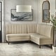preview thumbnail 1 of 18, Lifestorey Kerrington 3-Piece Channel Back Upholstered Banquette Set