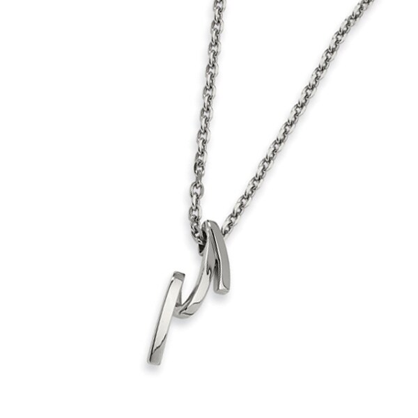 Chisel Stainless Steel Pendant Necklace (2 mm) - 18 in