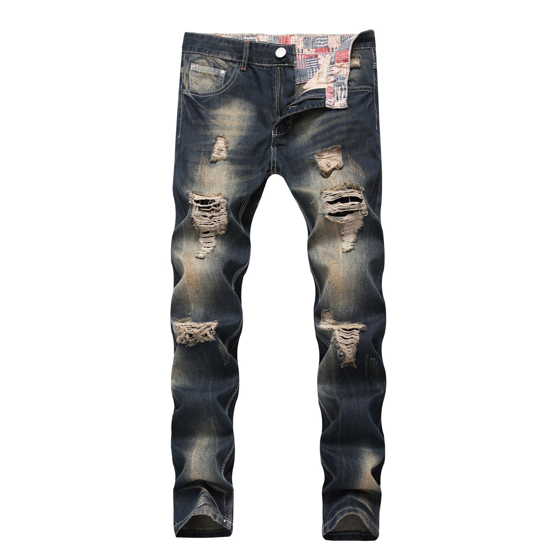 mens black biker jeans slim fit