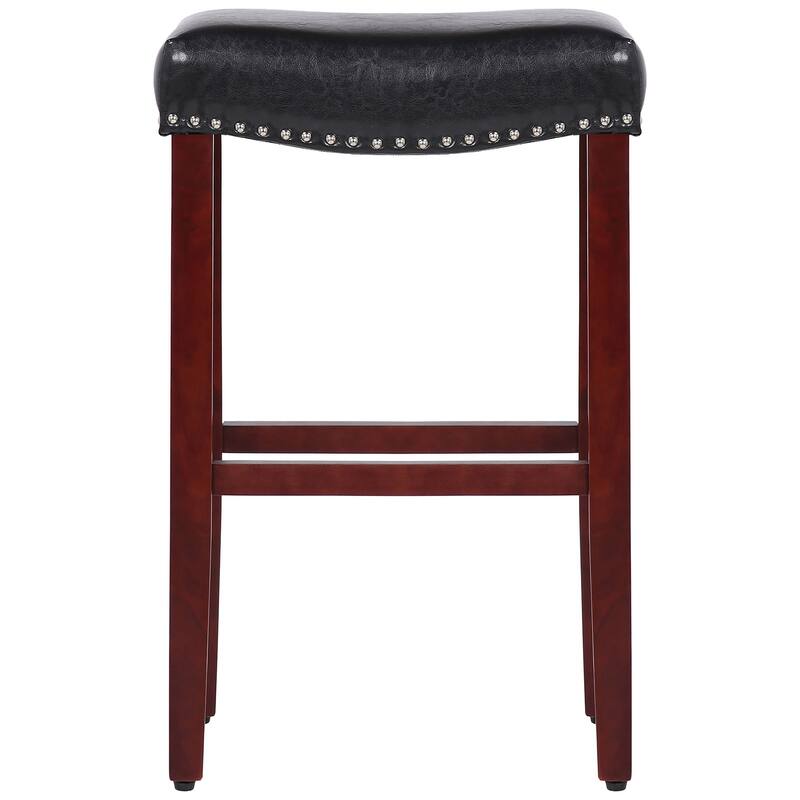 Jameson Upholstered Polyester Cherry 29 Inch Bar Stool (Set Of 2)