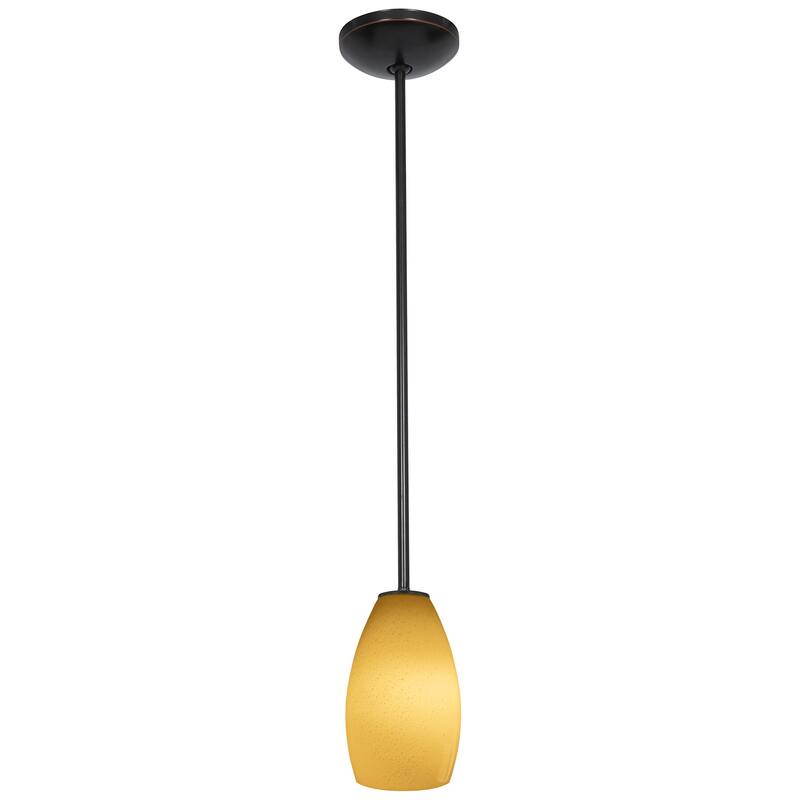 Access Lighting Champagne 1 Light LED Pendant - 5" Wide with Maya