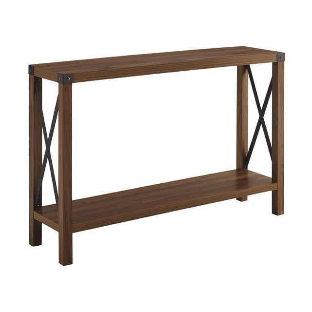 Middlebrook Designs Kujawa 46-inch Wide X-frame Farmhouse Entry Table
