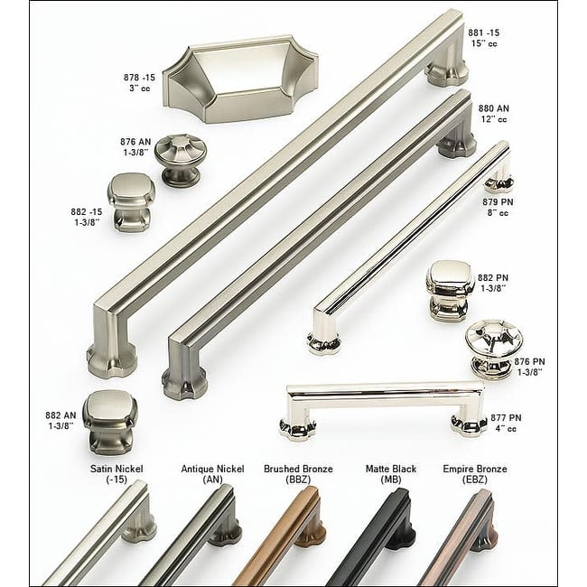 Schaub and Company Empire 8" Center to Center Traditional Grand