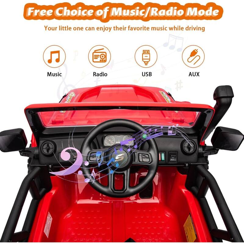 24V Kids 2 Seater Ride On Truck Car Electric Vehicles Remote Control