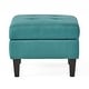 preview thumbnail 33 of 39, Zahra Tufted Fabric Storage Ottoman by Christopher Knight Home