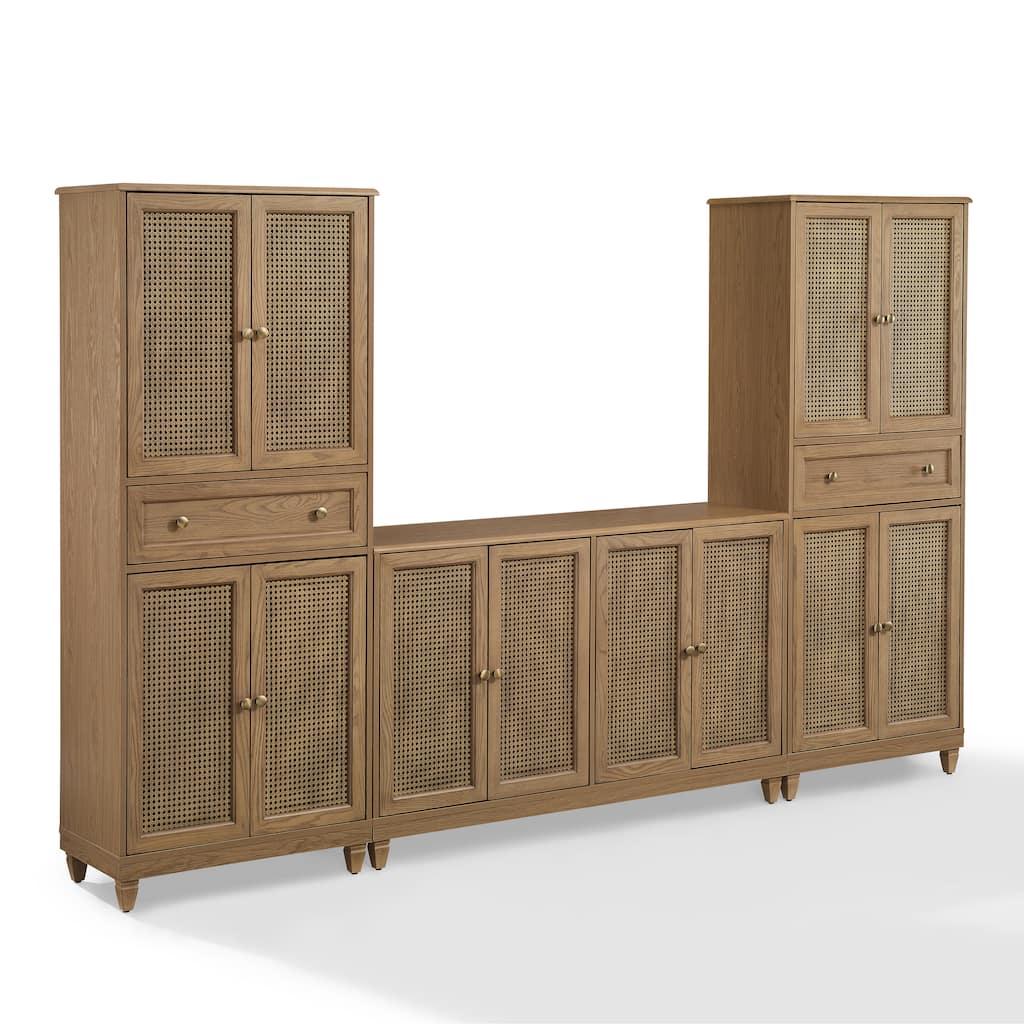Katia 3-Piece Sideboard And Pantry Set