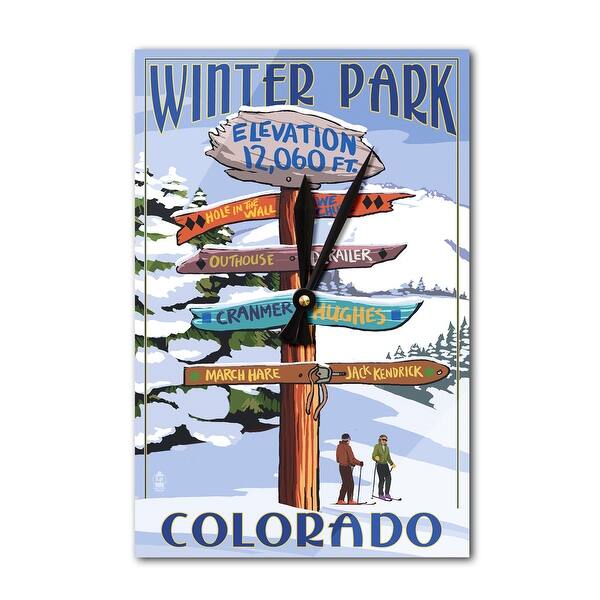 Shop Winter Park Colorado Destinations Sign Lantern Press