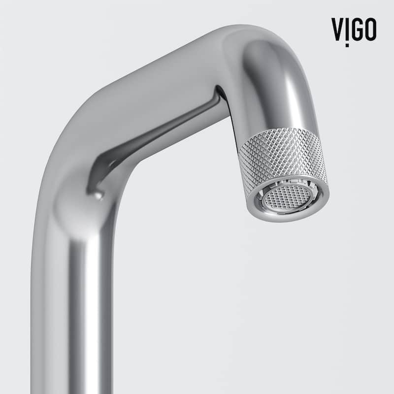 VIGO Cass 9" H Single Handle Single Hole Bathroom Faucet