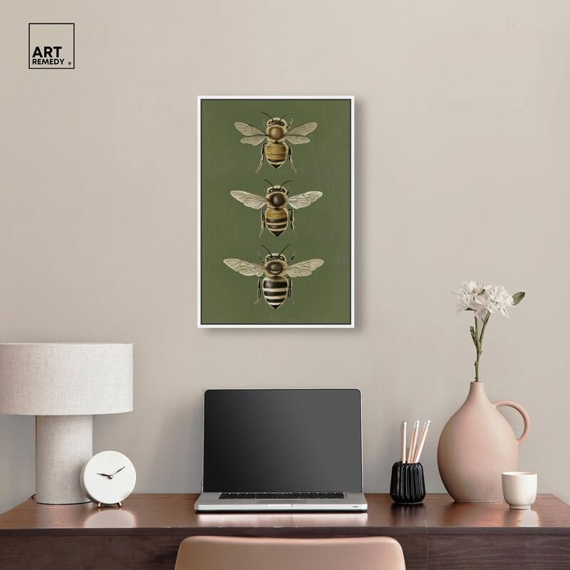 Anatomy of the Bee Canvas by Art Remedy
